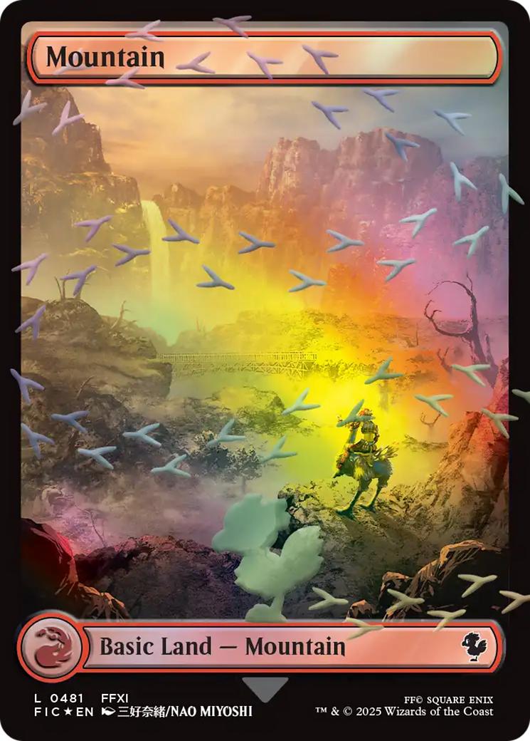Mountain (Chocobo Track Foil) [FINAL FANTASY Commander] | Total Play