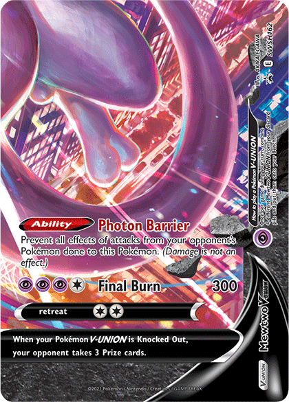 Mewtwo V-Union (SWSH162) [Sword & Shield: Black Star Promos] | Total Play