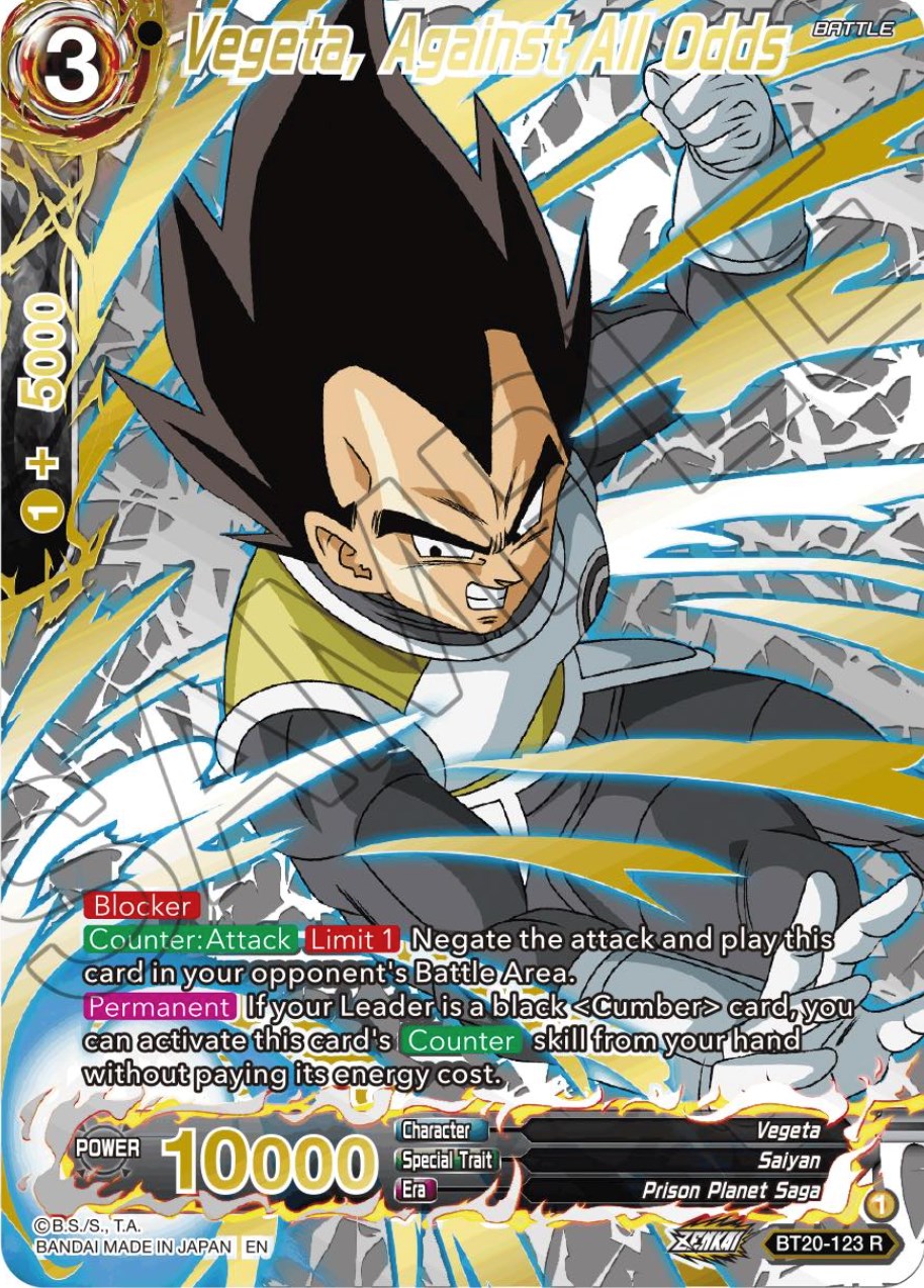 Vegeta, Against All Odds (Gold-Stamped) (BT20-123) [Power Absorbed] | Total Play