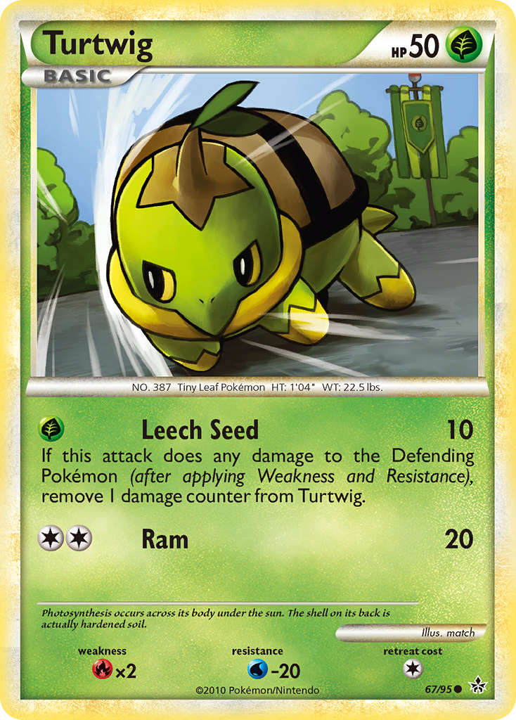 Turtwig (67/95) [HeartGold & SoulSilver: Unleashed] | Total Play