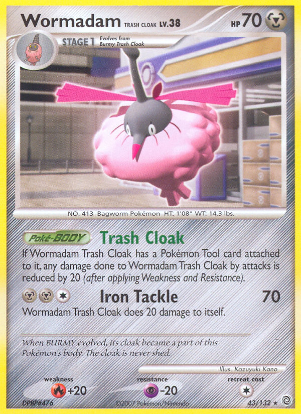 Wormadam Trash Cloak (43/132) [Diamond & Pearl: Secret Wonders] | Total Play