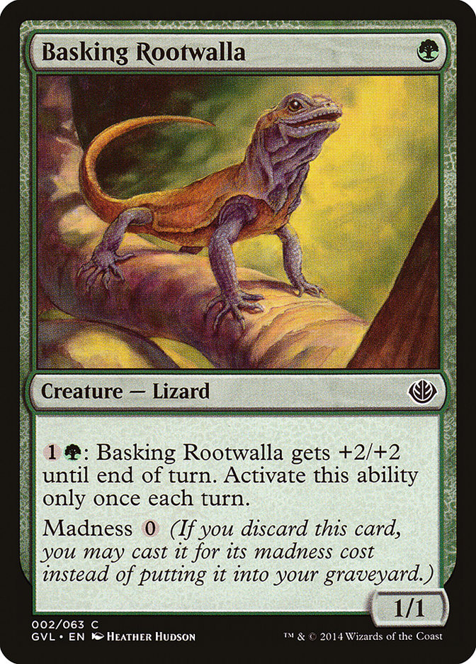 Basking Rootwalla (Garruk vs. Liliana) [Duel Decks Anthology] | Total Play