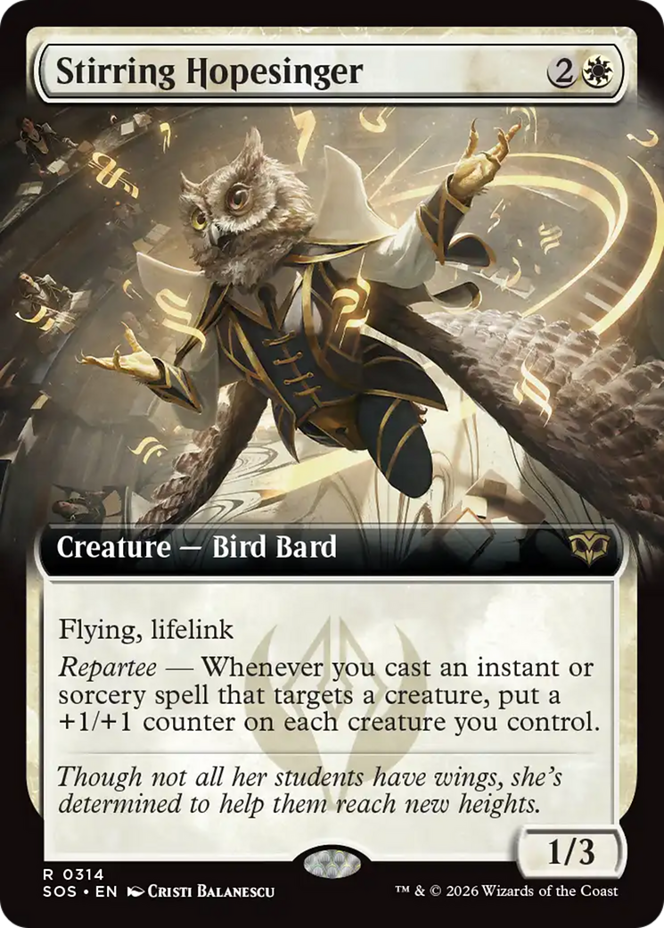 Stirring Hopesinger (Extended Art) [Secrets of Strixhaven] | Total Play