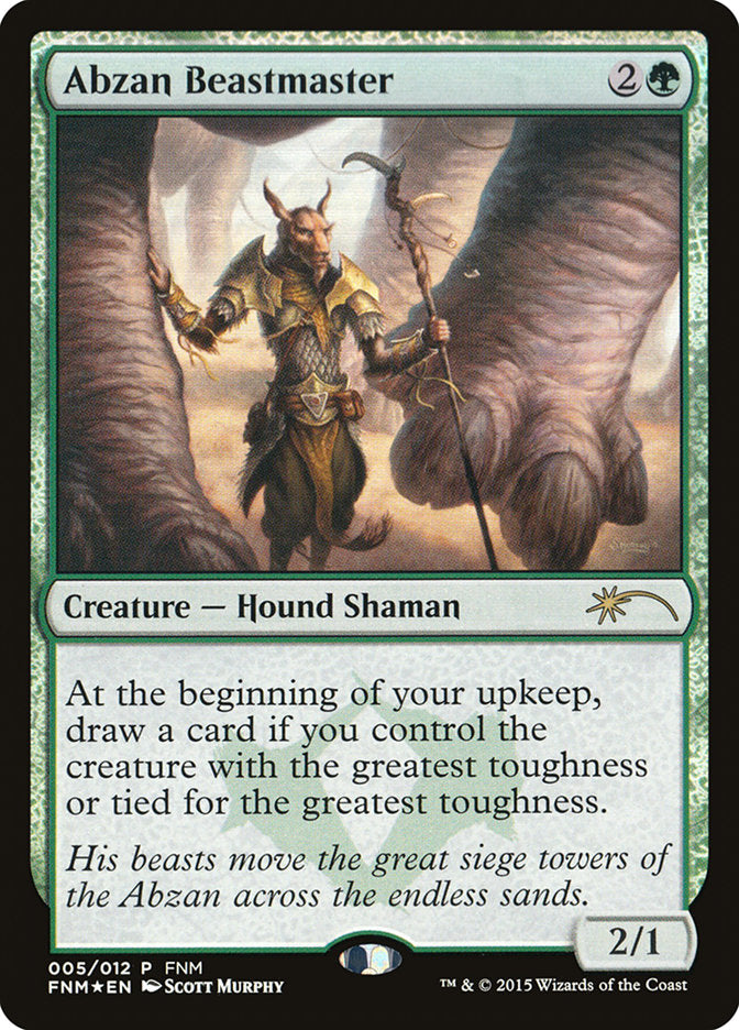 Abzan Beastmaster [Friday Night Magic 2015] | Total Play