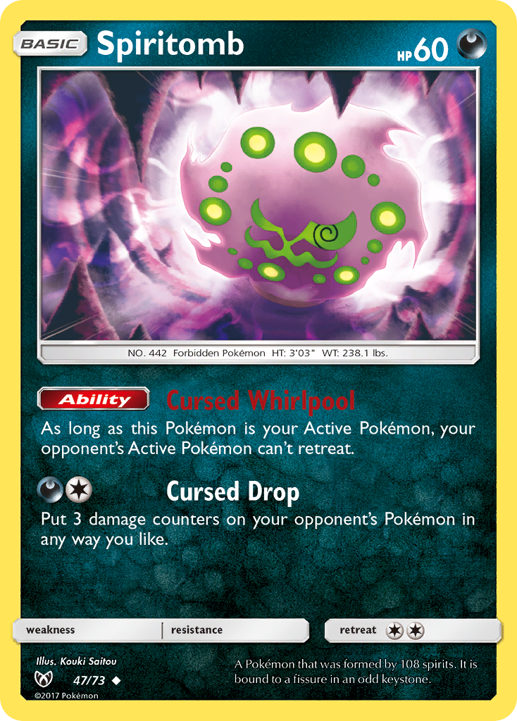 Spiritomb (47/73) [Sun & Moon: Shining Legends] | Total Play