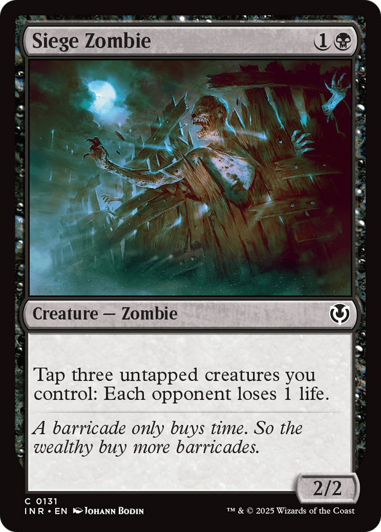 Siege Zombie [Innistrad Remastered] | Total Play