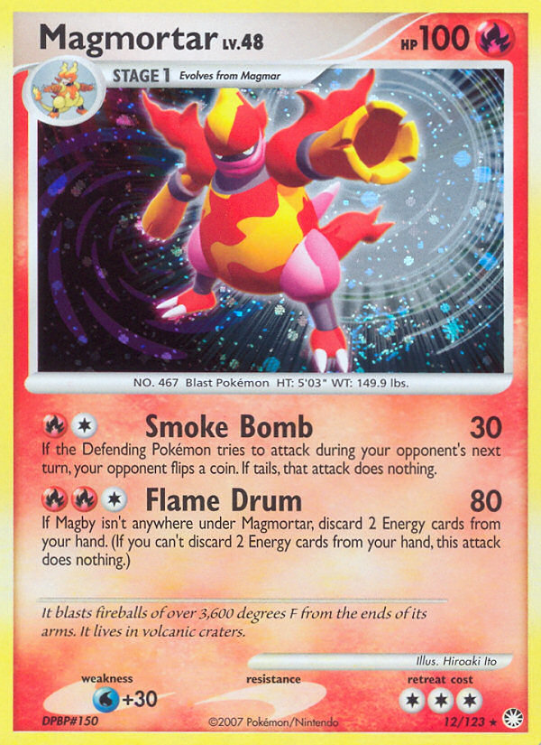 Magmortar (12/123) [Diamond & Pearl: Mysterious Treasures] | Total Play