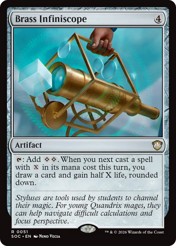 Brass Infiniscope [Secrets of Strixhaven Commander] | Total Play
