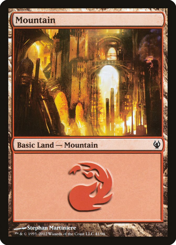 Mountain (41) [Duel Decks: Izzet vs. Golgari] | Total Play