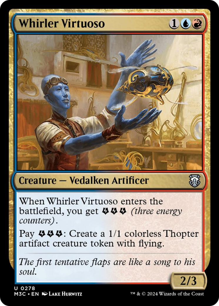 Whirler Virtuoso (Ripple Foil) [Modern Horizons 3 Commander] | Total Play