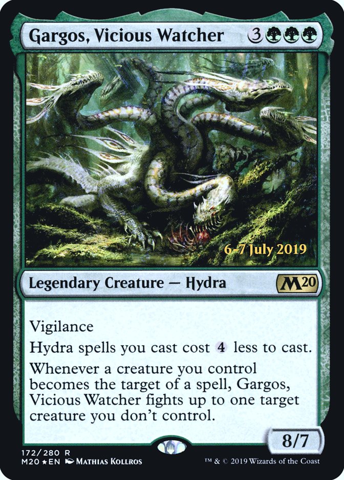 Gargos, Vicious Watcher [Core Set 2020 Prerelease Promos] | Total Play