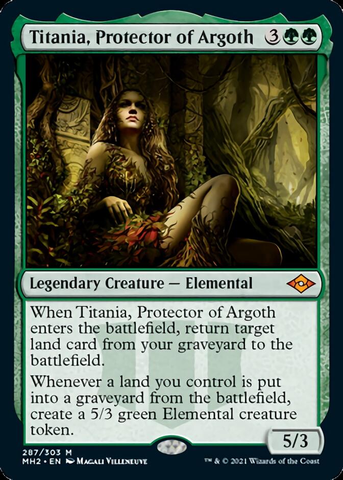 Titania, Protector of Argoth (Foil Etched) [Modern Horizons 2] | Total Play