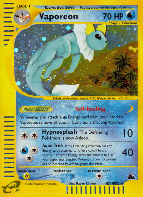 Vaporeon (H31/H32) [Skyridge] | Total Play