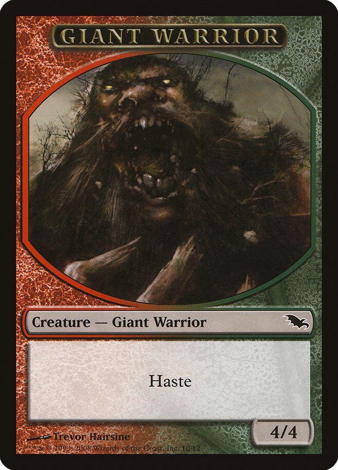 Giant Warrior Token [Shadowmoor Tokens] | Total Play