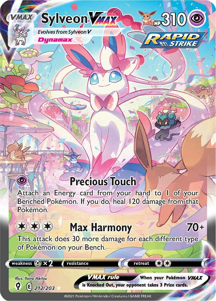 Sylveon VMAX (212/203) [Sword & Shield: Evolving Skies] | Total Play