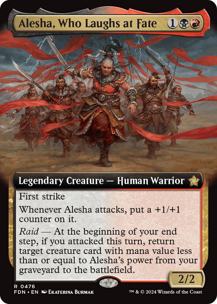 Alesha, Who Laughs at Fate (Extended Art) [Foundations] | Total Play