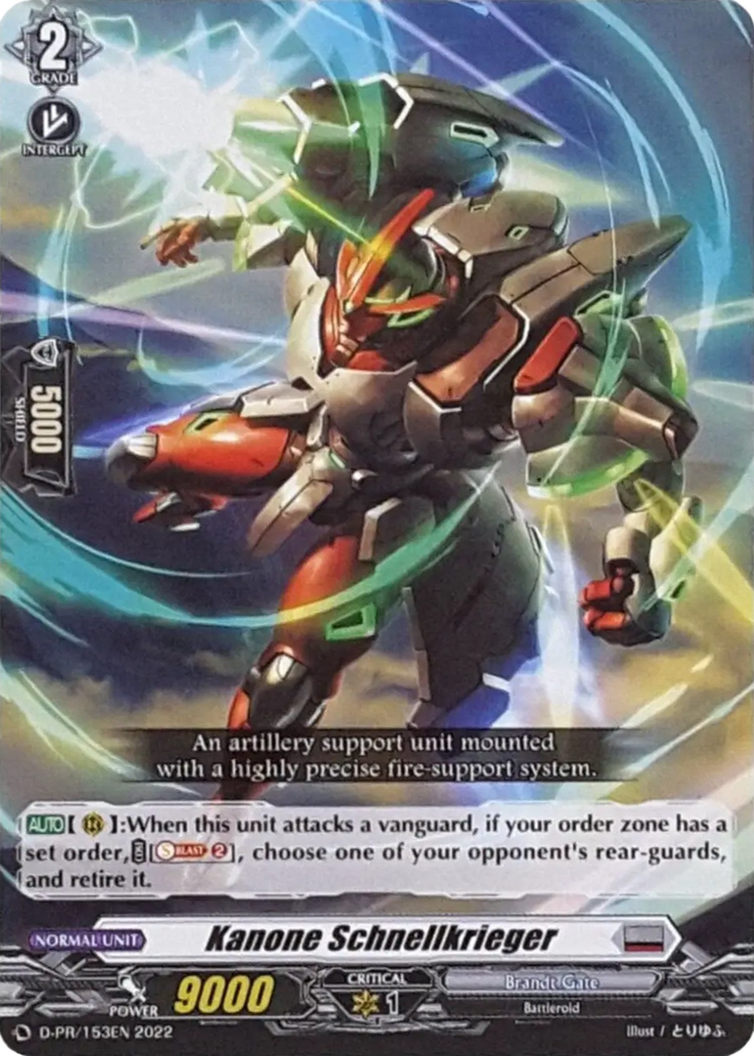 Kanone Schnellkrieger (D-PR/153EN) [D Promo Cards] | Total Play