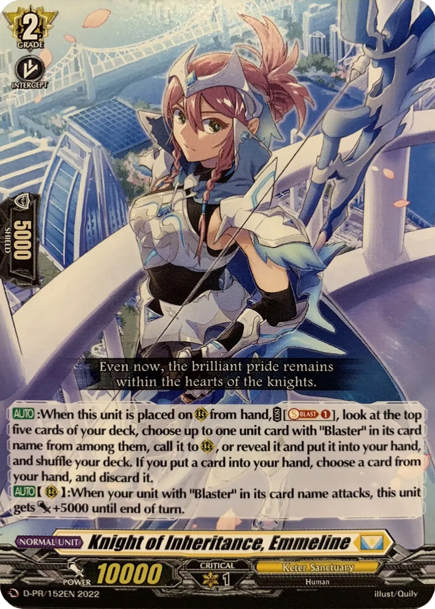 Knight of Inheritance, Emmeline (D-PR/152EN) [D Promo Cards] | Total Play