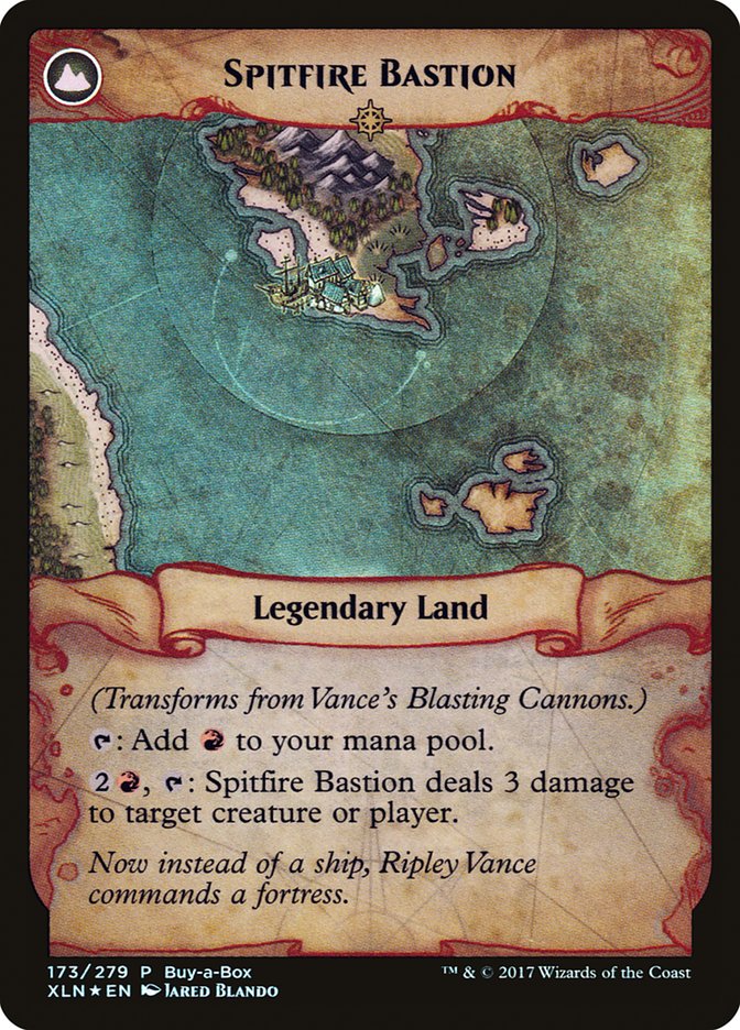 Vance's Blasting Cannons // Spitfire Bastion (Buy-A-Box) [Ixalan Treasure Chest] | Total Play