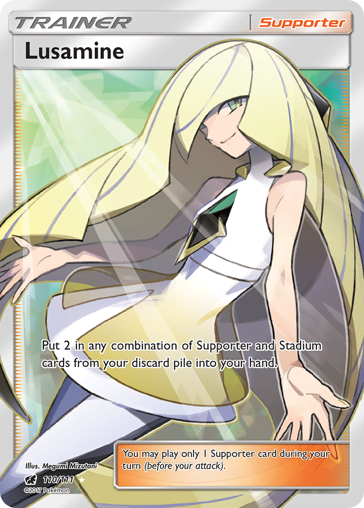 Lusamine (110/111) [Sun & Moon: Crimson Invasion] | Total Play