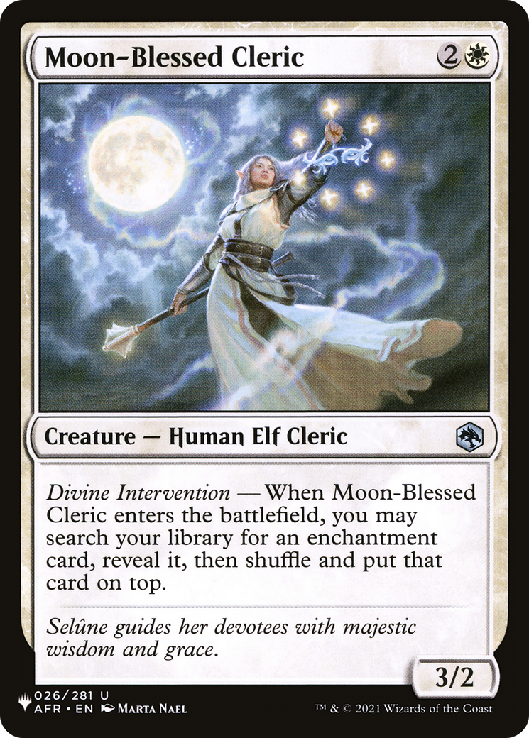 Moon-Blessed Cleric [The List] | Total Play