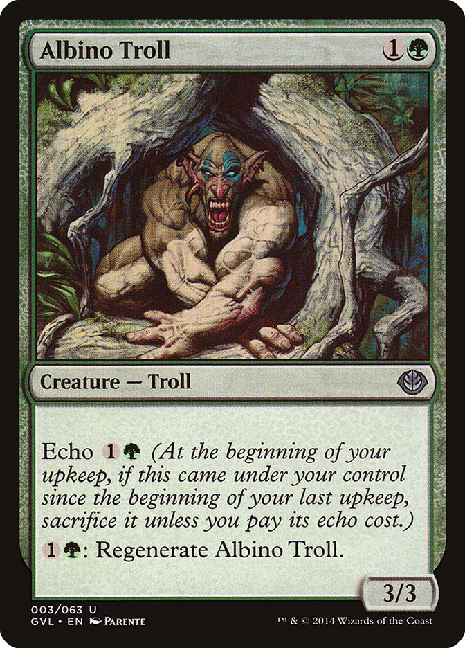 Albino Troll (Garruk vs. Liliana) [Duel Decks Anthology] | Total Play