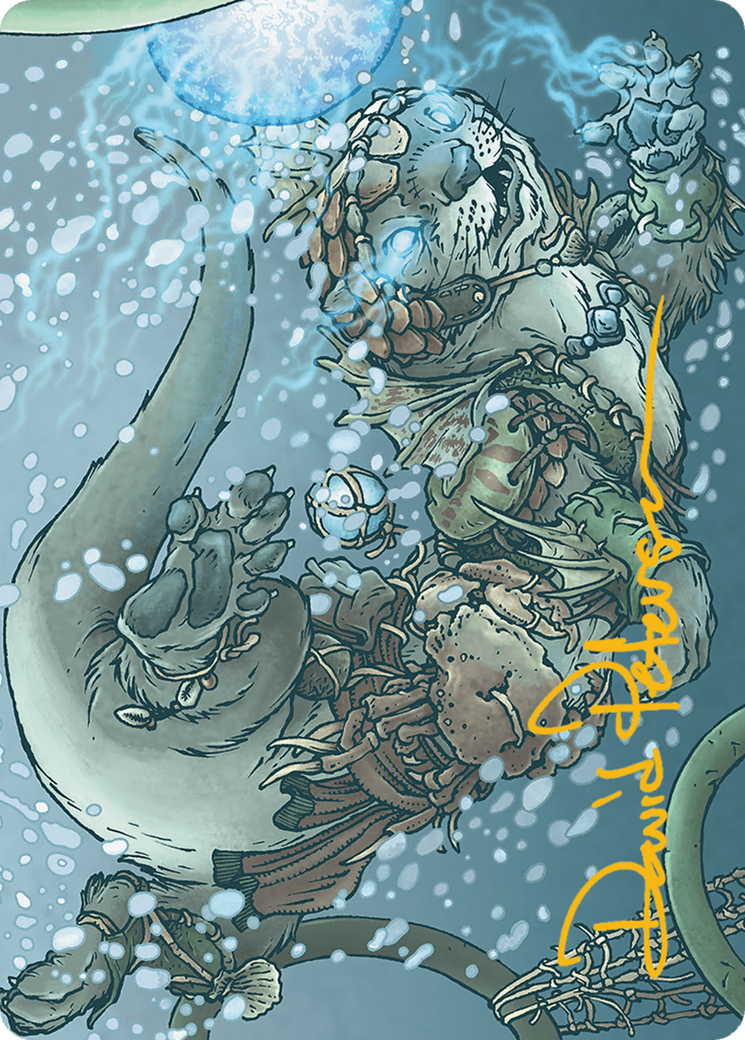 Kitsa, Otterball Elite Art Card (Gold-Stamped Signature) [Bloomburrow Art Series] | Total Play
