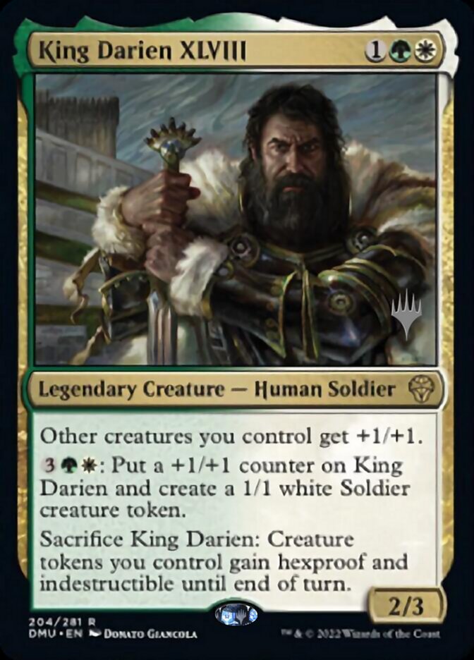 King Darien XLVIII (Promo Pack) [Dominaria United Promos] | Total Play