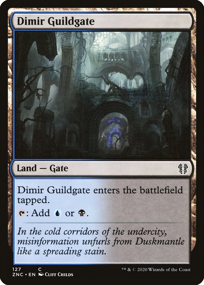 Dimir Guildgate [Zendikar Rising Commander] | Total Play