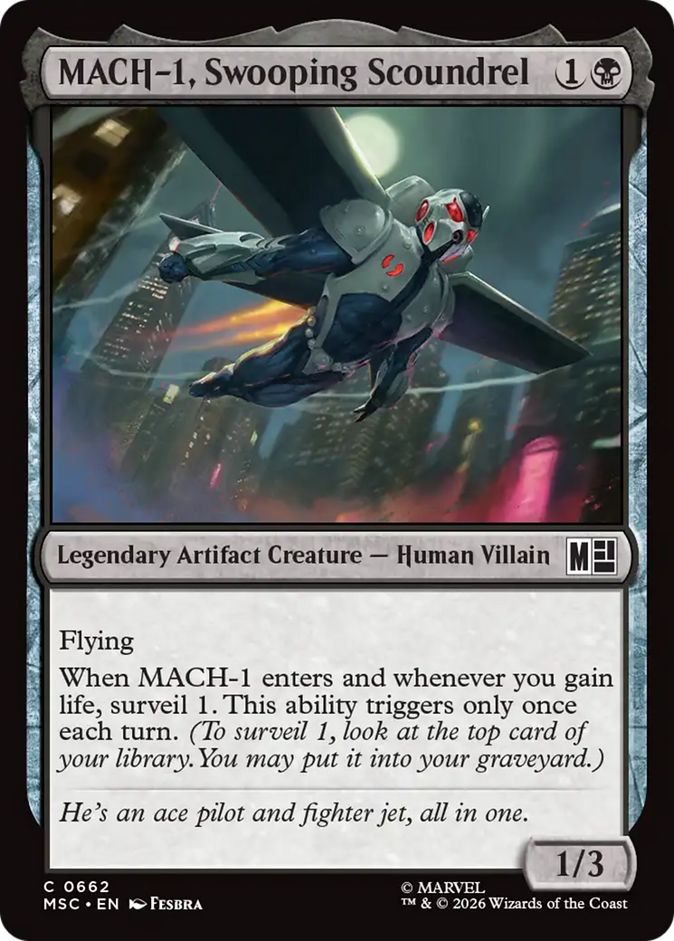 MACH-1, Swooping Scoundrel [Marvel Super Heroes Commander] | Total Play