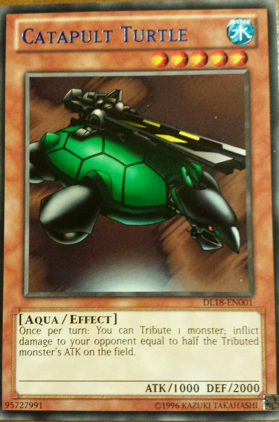 Catapult Turtle (Blue) [DL18-EN001] Rare | Total Play