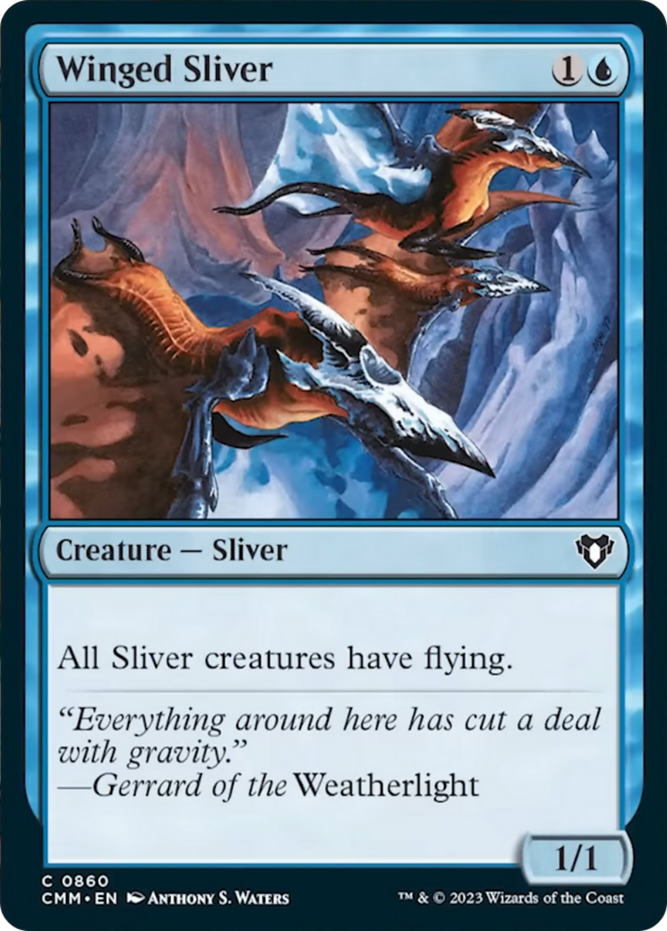 Winged Sliver [Commander Masters] | Total Play