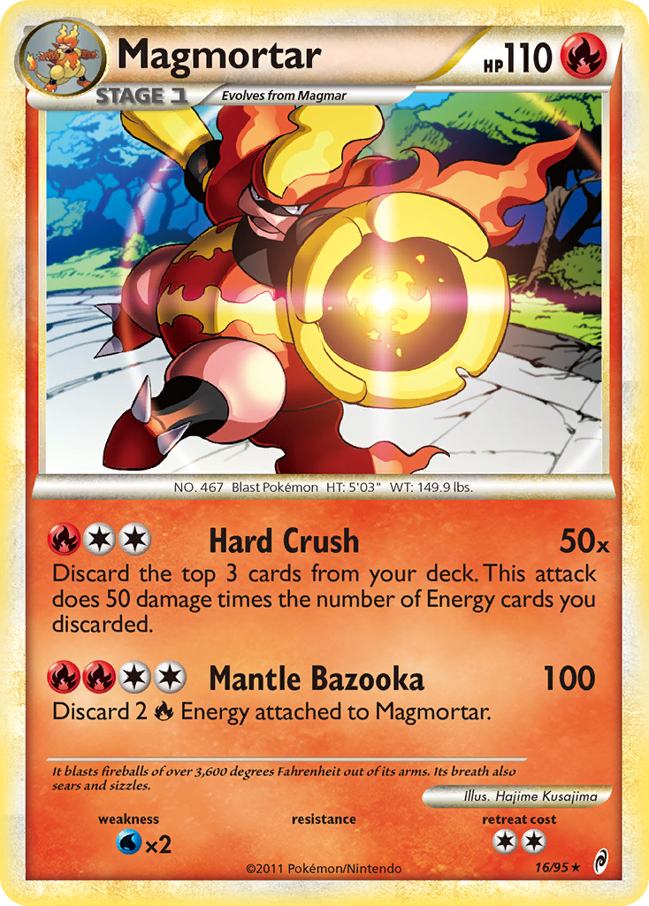 Magmortar (16/95) [HeartGold & SoulSilver: Call of Legends] | Total Play