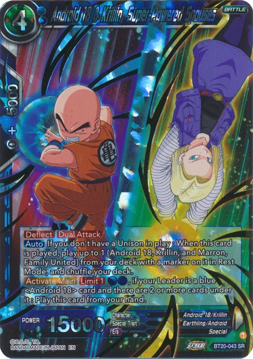 Android 18 & Krillin, Super-Powered Spouses (BT20-043) [Power Absorbed] | Total Play