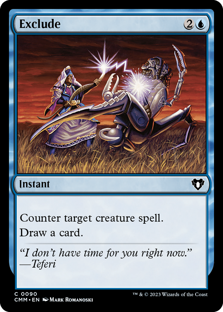 Exclude [Commander Masters] | Total Play