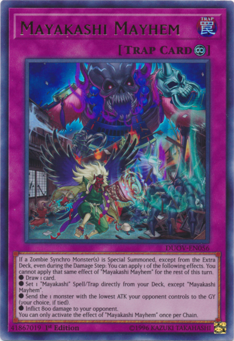 Mayakashi Mayhem [DUOV-EN056] Ultra Rare | Total Play