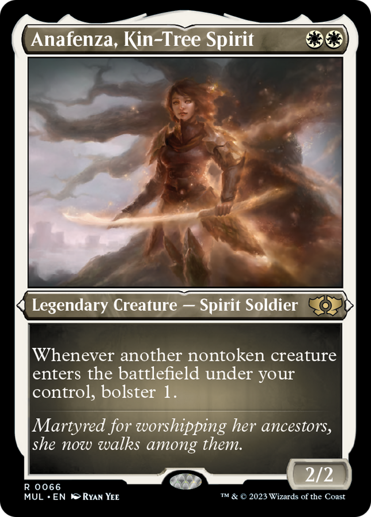 Anafenza, Kin-Tree Spirit (Foil Etched) [Multiverse Legends] | Total Play