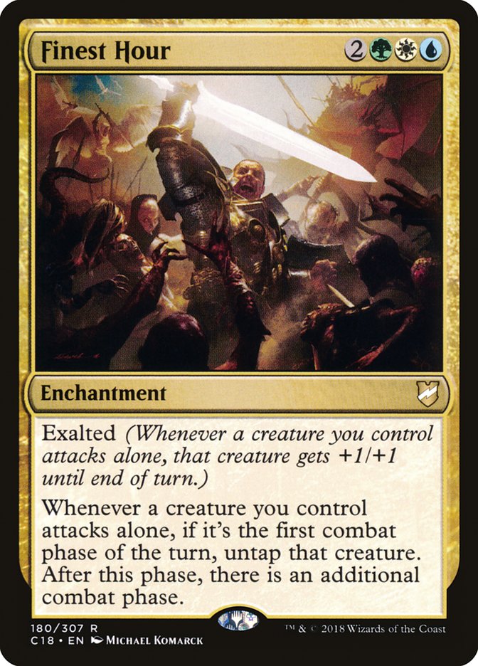 Finest Hour [Commander 2018] | Total Play