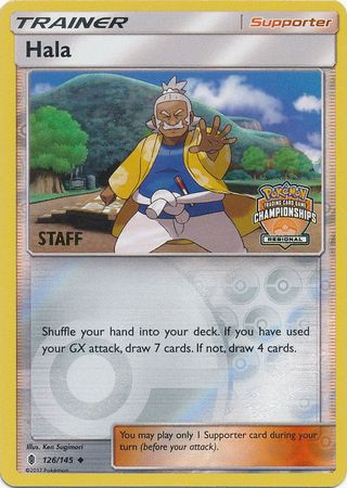 Hala (126/145) (Regional Championship Promo Staff) [Sun & Moon: Guardians Rising] | Total Play