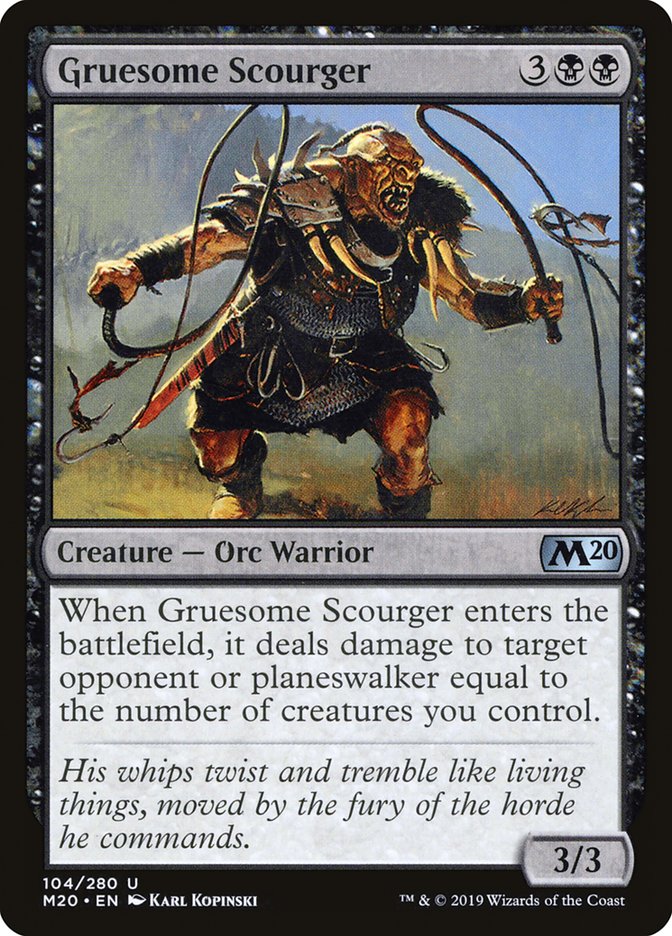 Gruesome Scourger [Core Set 2020] | Total Play