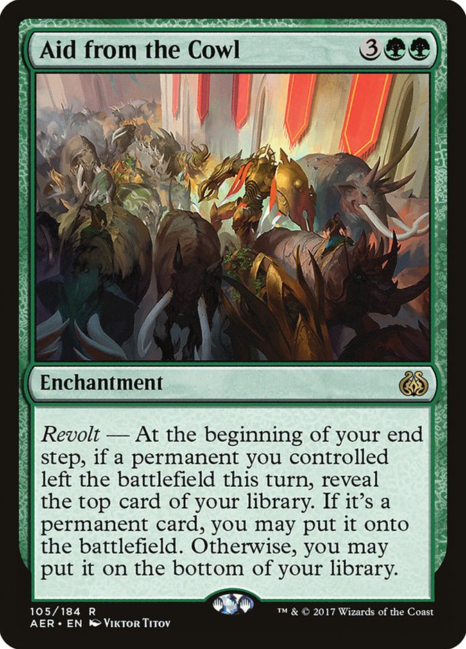 Aid from the Cowl [Aether Revolt] | Total Play