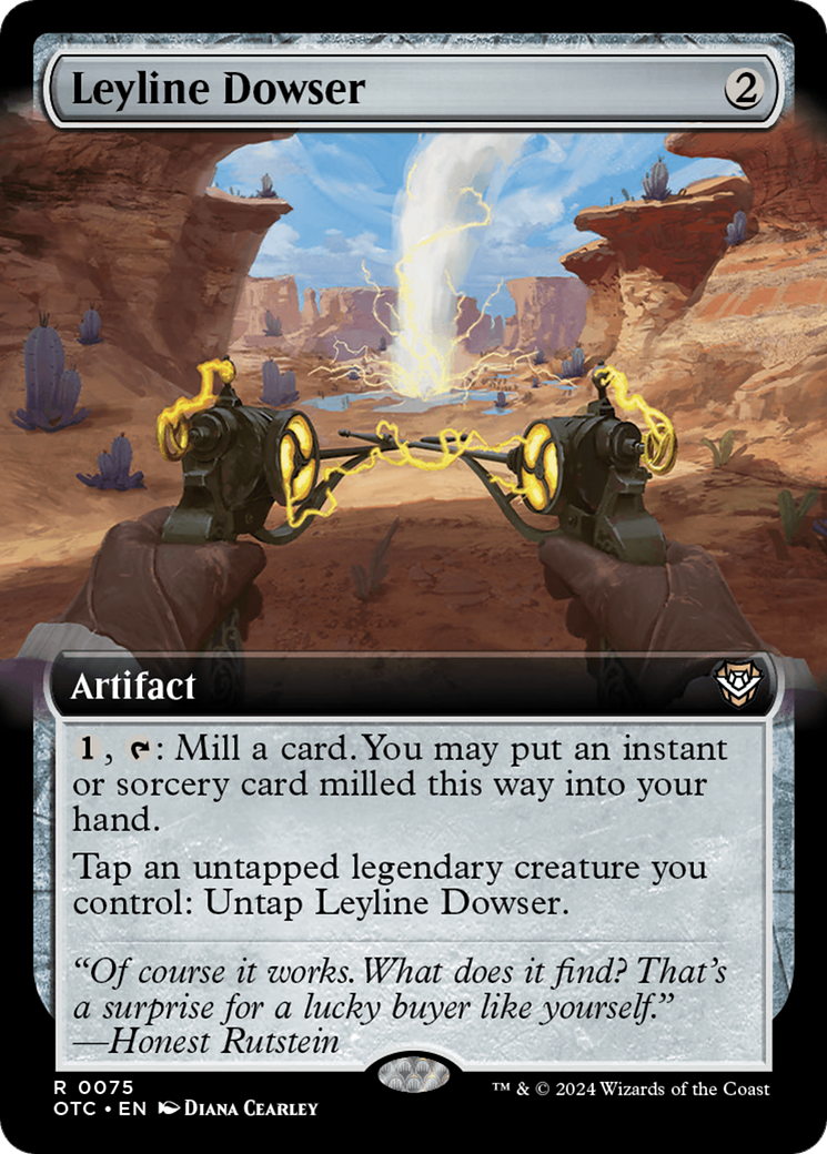 Leyline Dowser (Extended Art) [Outlaws of Thunder Junction Commander] | Total Play