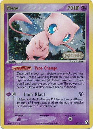 Mew (10/92) (Stamped) [EX: Legend Maker] | Total Play