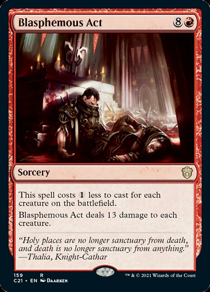 Blasphemous Act [Commander 2021] | Total Play