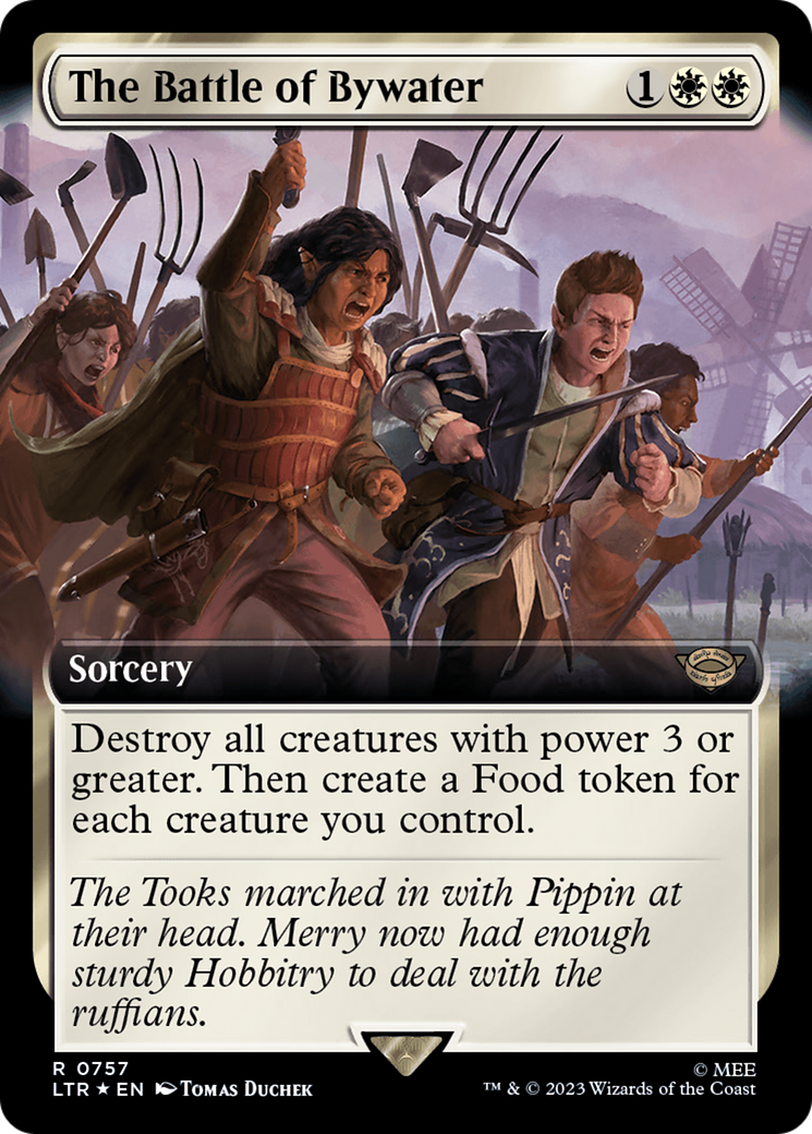 The Battle of Bywater (Extended Art) (Surge Foil) [The Lord of the Rings: Tales of Middle-Earth] | Total Play