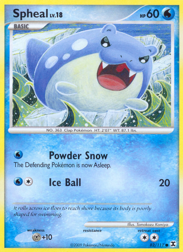 Spheal (82/111) [Platinum: Rising Rivals] | Total Play