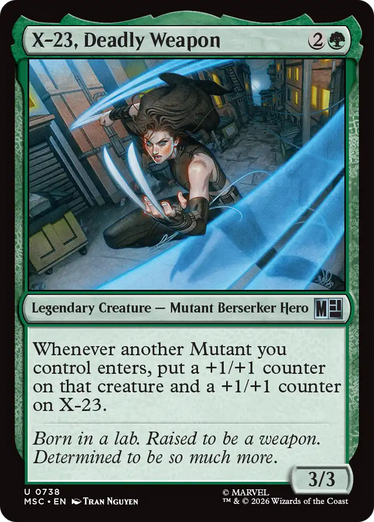 X-23, Deadly Weapon [Marvel Super Heroes Commander] | Total Play