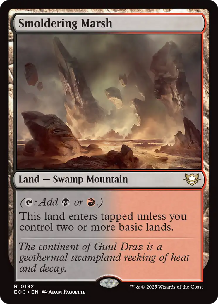 Smoldering Marsh [Edge of Eternities Commander] | Total Play