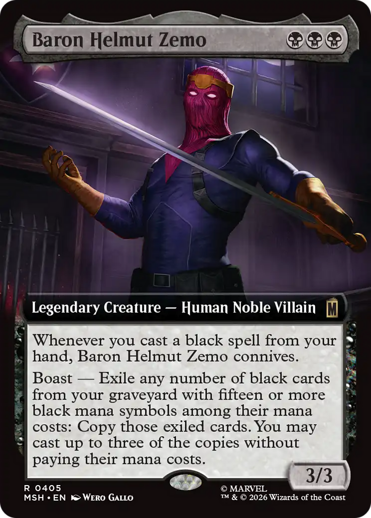 Baron Helmut Zemo (Extended Art) [Marvel Super Heroes] | Total Play