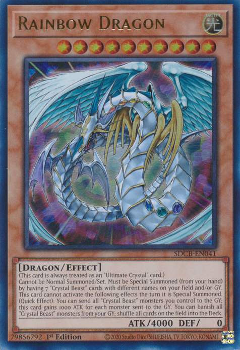 Rainbow Dragon [SDCB-EN041] Ultra Rare | Total Play